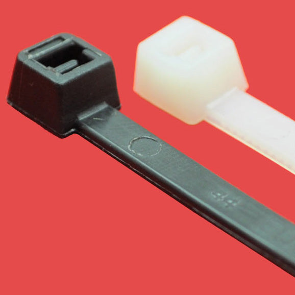 Black and Natural Cable Ties supplied in various lengths and widths 