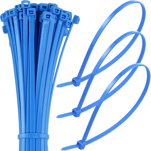 Blue cable ties