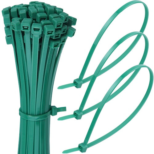 Green cable ties